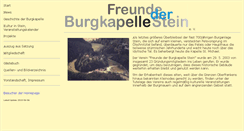 Desktop Screenshot of burgkapelle-stein.gefrees.de